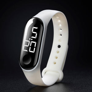 Children Fashion Sports Watch White