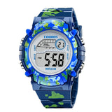 Navy Camouflage Kids LED Watches