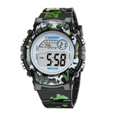 Navy Camouflage Kids LED Watches