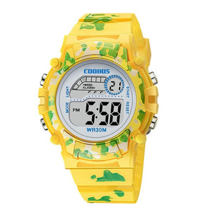 Navy Camouflage Kids LED Watches