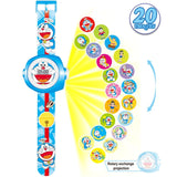 Kids Cartoon Projection Display Digital watch