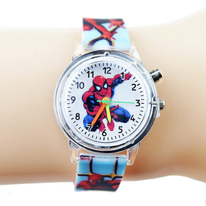 Princess Elsa Children colorful light Watch