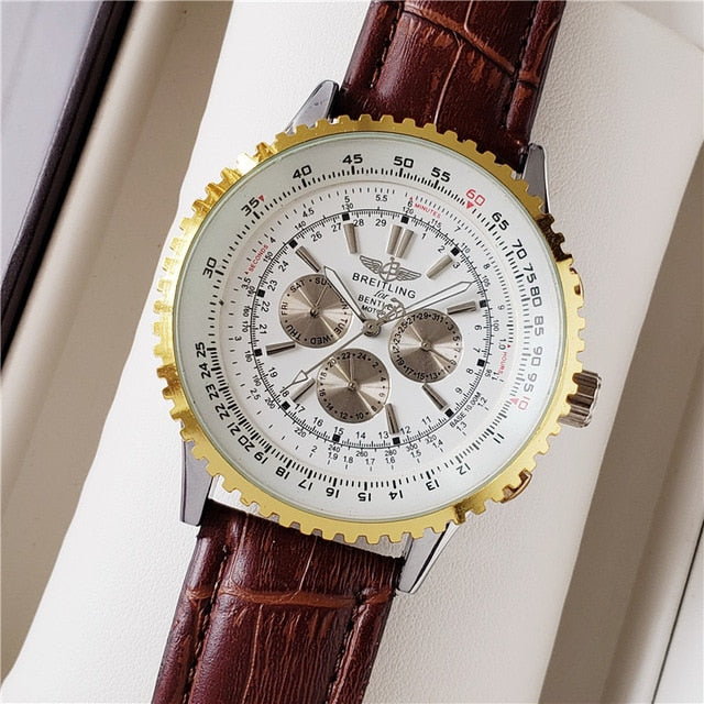 Breitling Luxury Mens Mechanical Wristwatch