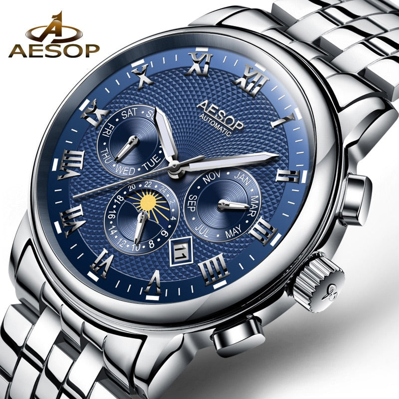 Luxury Men Stainless Steel Watch