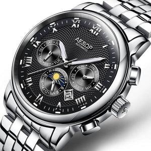 Luxury Men Stainless Steel Watch