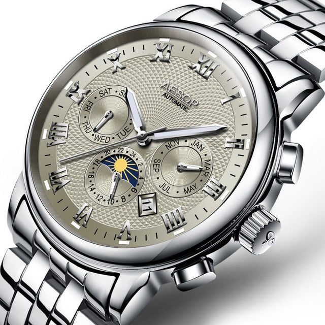 Luxury Men Stainless Steel Watch