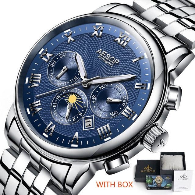 Luxury Men Stainless Steel Watch