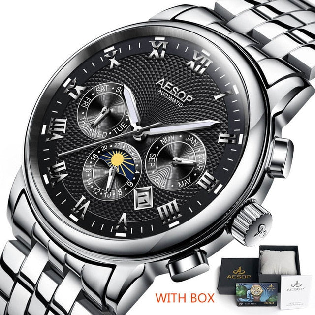 Luxury Men Stainless Steel Watch