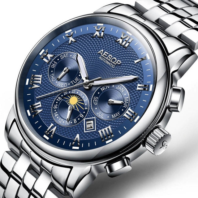 Luxury Men Stainless Steel Watch