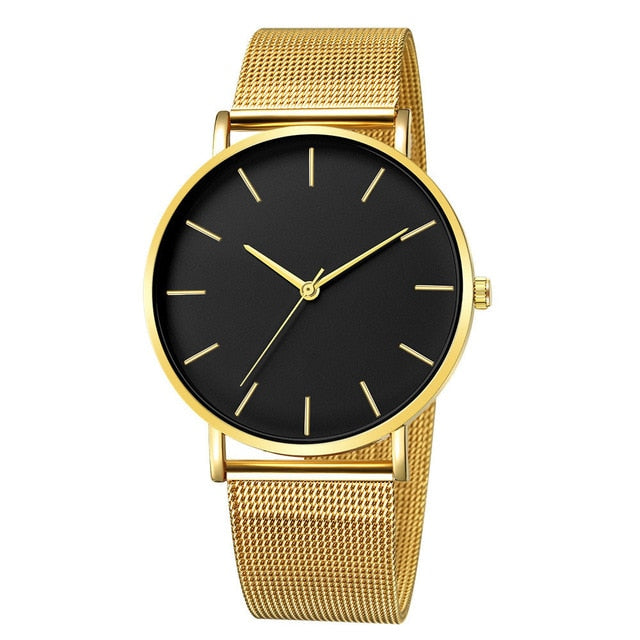 Luxury Women Stainless Steel Bracelet Casual Quartz Wrist Watch