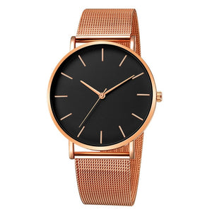 Luxury Women Stainless Steel Bracelet Casual Quartz Wrist Watch