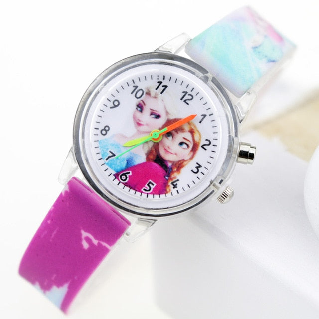 Princess Elsa Children LED Watch