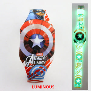 NEW Luminous Cartoon Pattern Children LED Watch