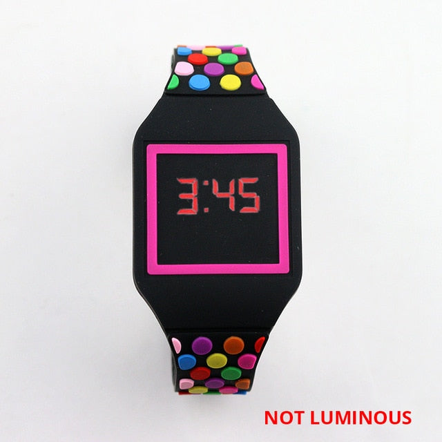 NEW Luminous Cartoon Pattern Children LED Watch