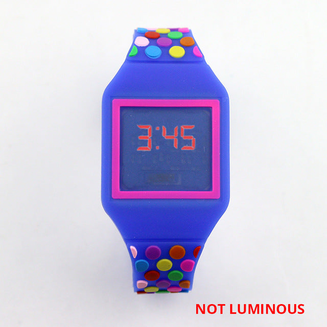 NEW Luminous Cartoon Pattern Children LED Watch