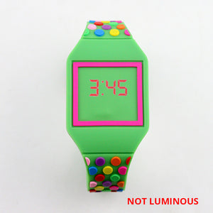 NEW Luminous Cartoon Pattern Children LED Watch