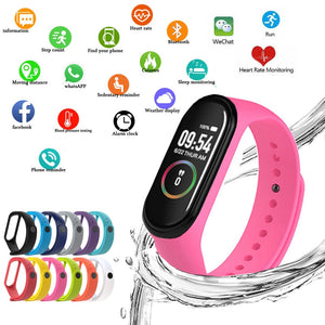 M4 Smart Silicone women Wristband Sport Watch