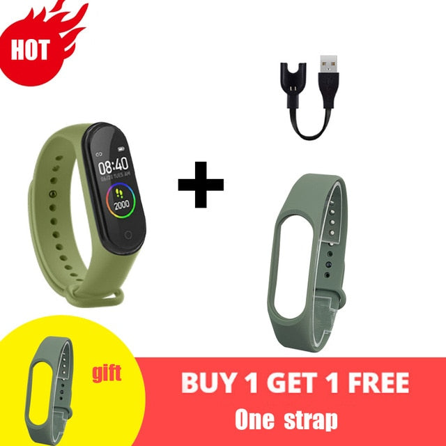 M4 Smart Silicone women Wristband Sport Watch