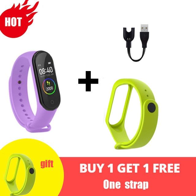 M4 Smart Silicone women Wristband Sport Watch