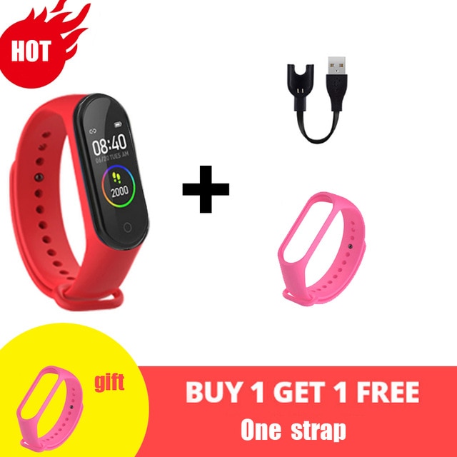 M4 Smart Silicone women Wristband Sport Watch