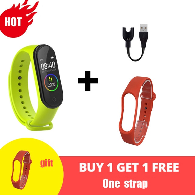 M4 Smart Silicone women Wristband Sport Watch