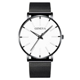 Simple Men Business Stainless Steel  Quartz Watch