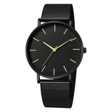 Luxury Men Ultra-thin Stainless Steel Watch