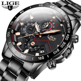 Mens fashion Stainless Steel Quartz Watch