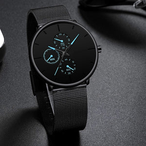 PUOYO Mens Simple Fashion Quartz Watch