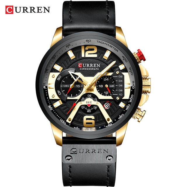 Curren Men Designer Leather Watch