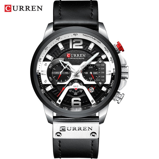 Curren Men Designer Leather Watch