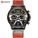 Curren Men Designer Leather Watch